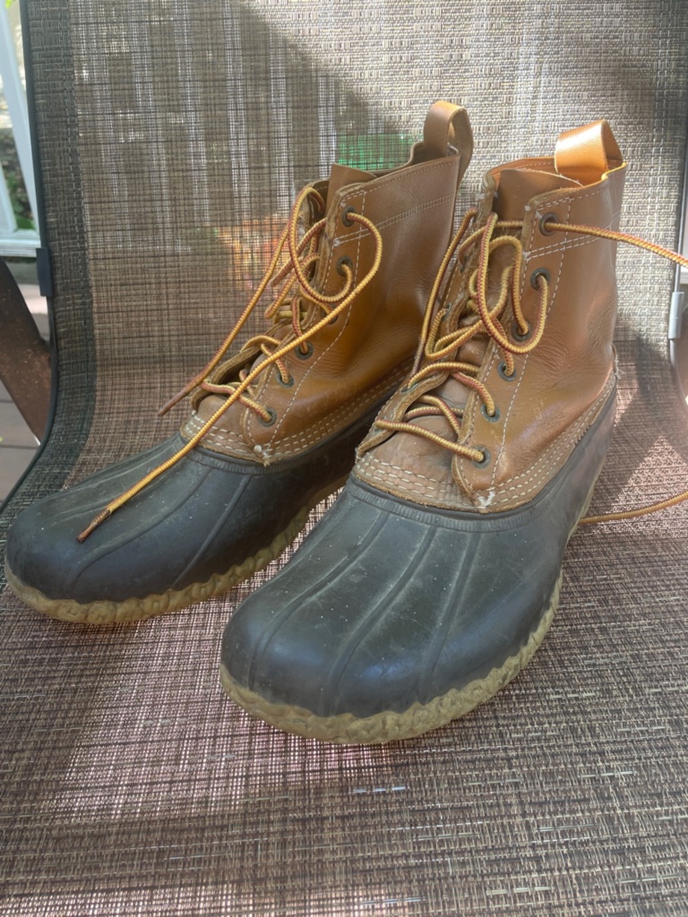 LL bean Duck boots - Lots of wear left! Sz 12 medium- nice condition!